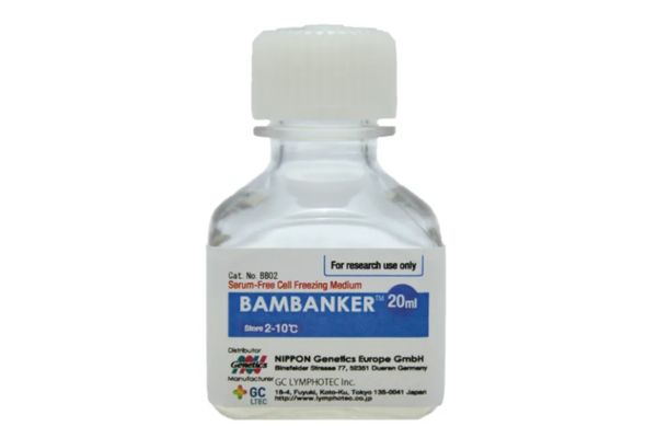 Bambanker™, meio de congelamento para criopreservação celular.